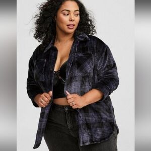 Plaid Flannel Jacket